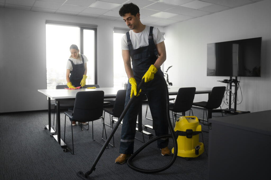 full-shot-people-cleaning-office